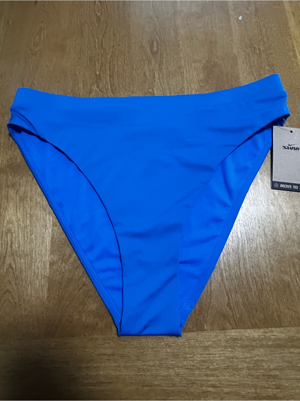 Nike Blue High-Waist Women’s Swim Bottom